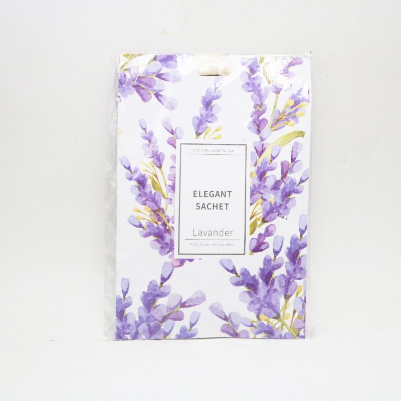 Lavender Sachets for Drawers and Closets, Color with Fresh and Elegant Lavender Aroma, Dried Lavender Flower Sachets