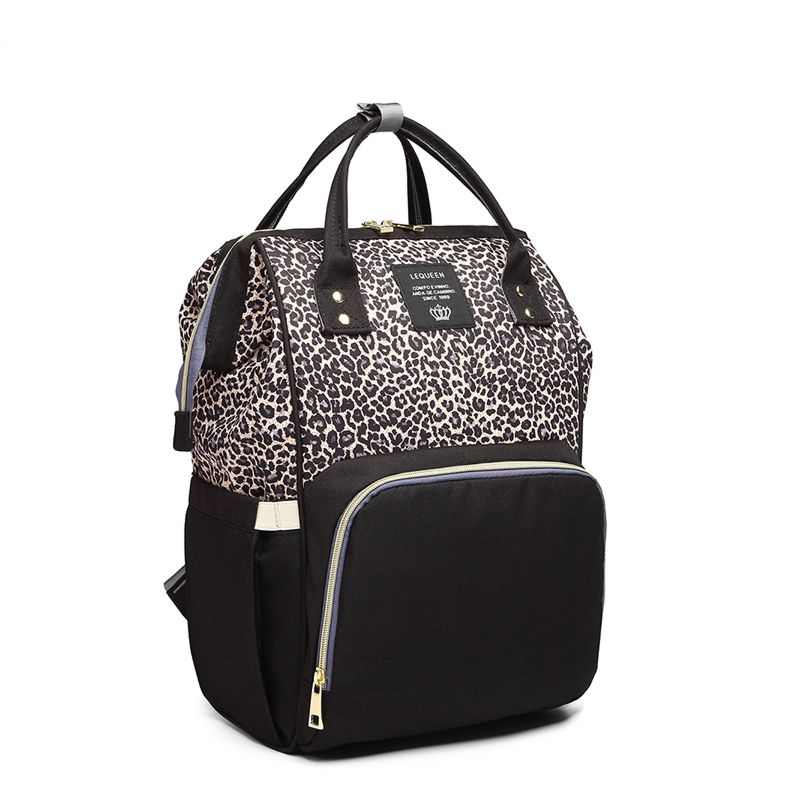 Leopard Print diaper bag