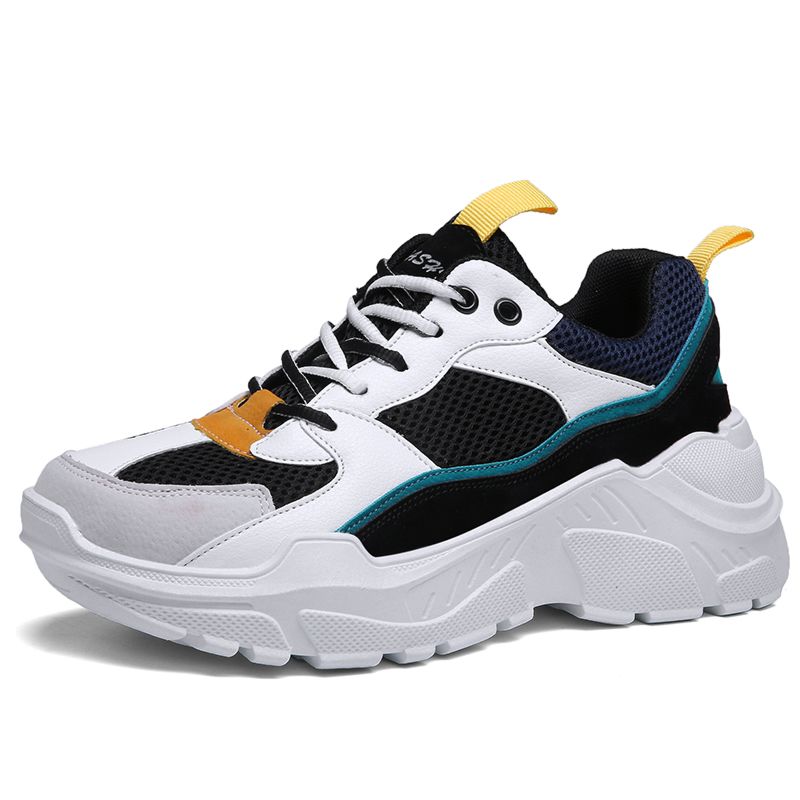 Logo Height Increasing Mens Sports Sneakers Women Running Shoes