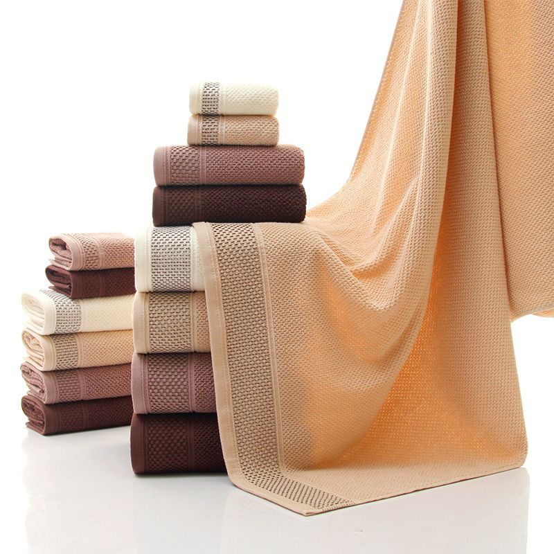 Luxury Good Absorption Soft Cotton Bath Towels Hotel Bath Face Spa Towel Set for Bathroom