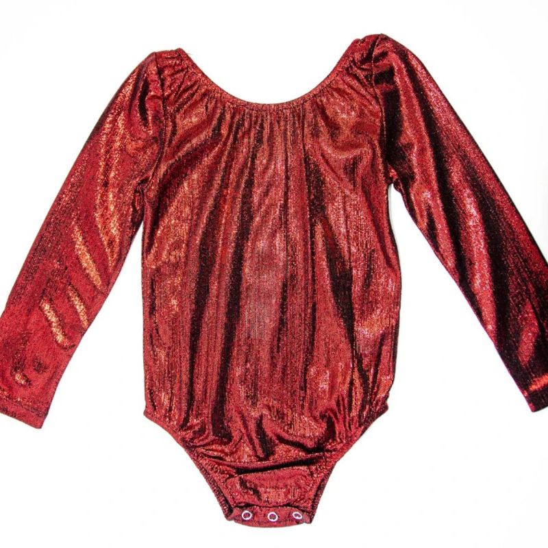 Many Colors Customization Boutique Shining Baileys Blossoms Kids Dance Leotard Long Sleeves Children Gymnastics Leotards