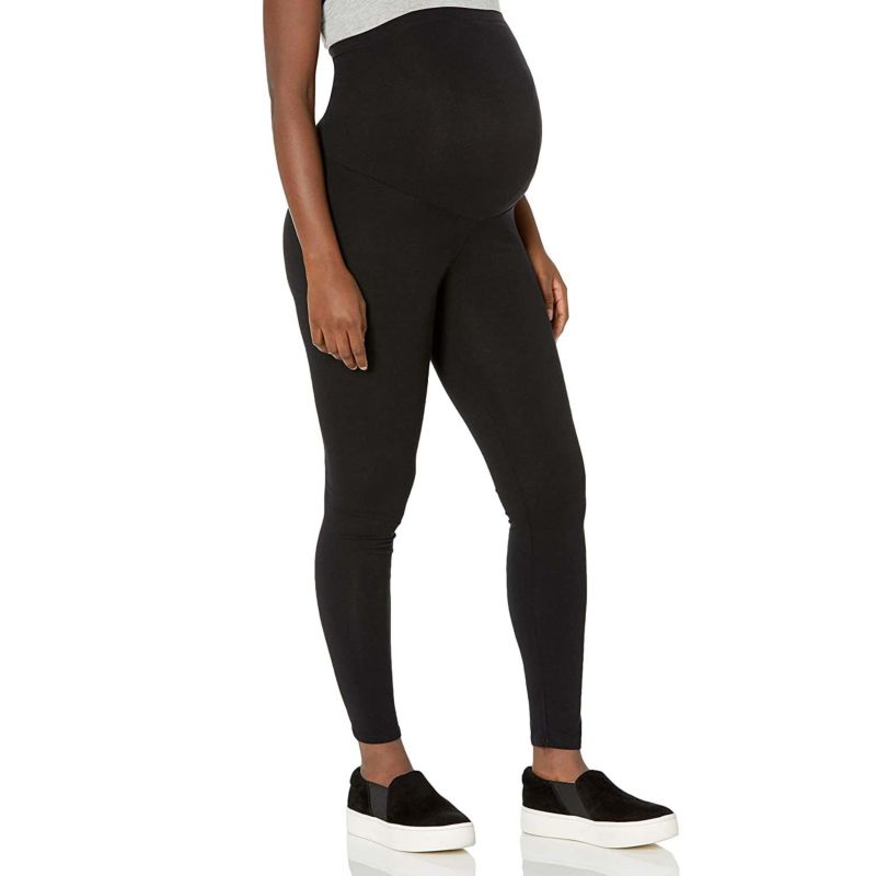 Maternity Women's Pregnancy Tights Pants Yoga Capri Basic Ankle Leggings