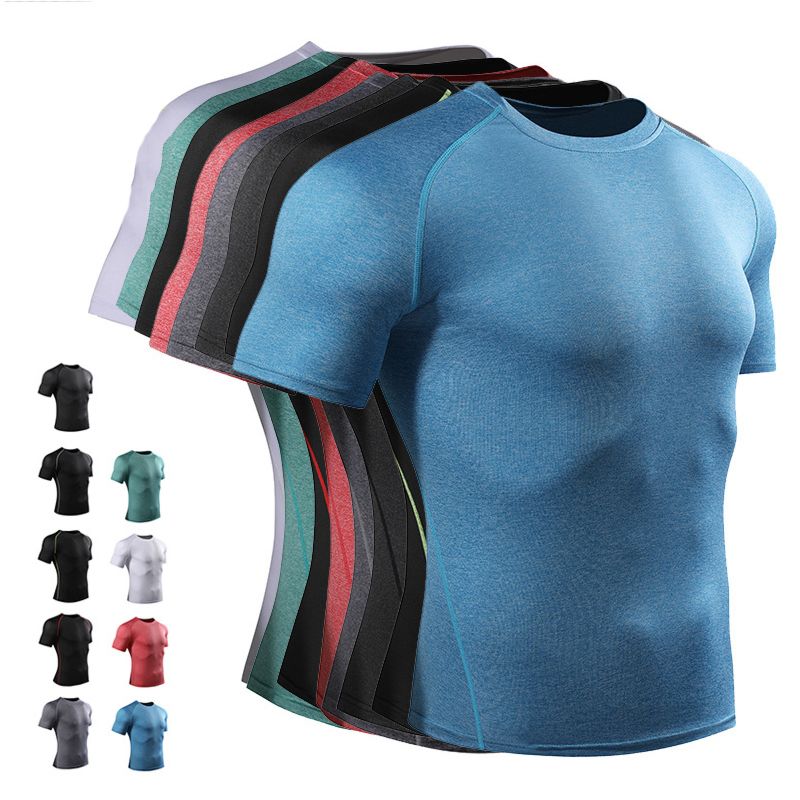 Men Athletic T-Shirt Sports T-Shirt Men Gym Dry Fit T Shirts