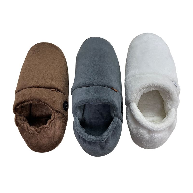 Men Heating Feet Electric Heating Pad Shoes for with Power Bank