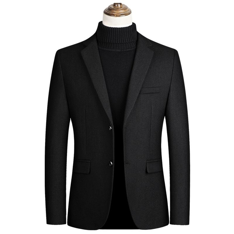 Men's Business Suit 2 Buttons Men Wool Coat Design