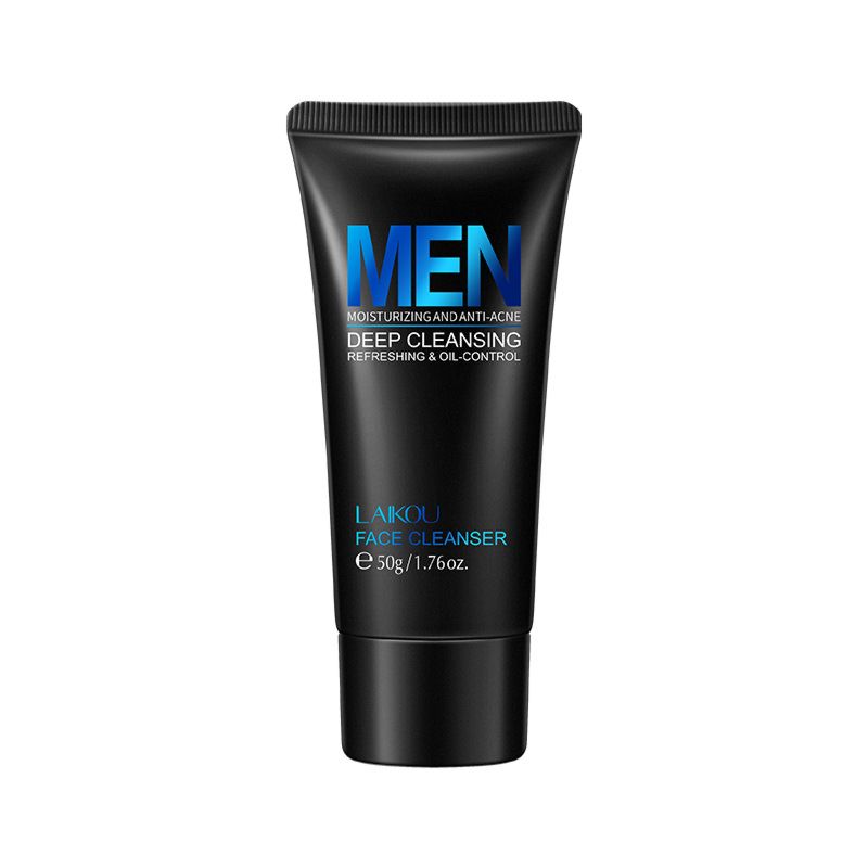 Men's Skin Care Products Men Tools Private Label Organic Foaming Face Cleansing Handsome Mens Facial Cleanser