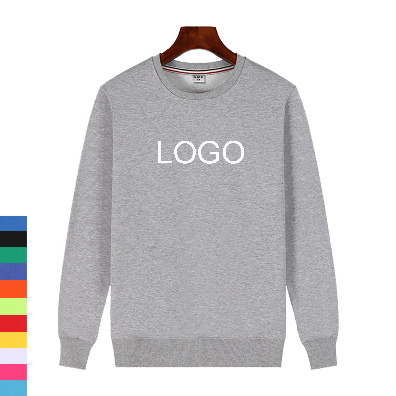 Mens Solid Color plus Size Pullover Sweatshirt Print Crewneck Pullovers for Unisex