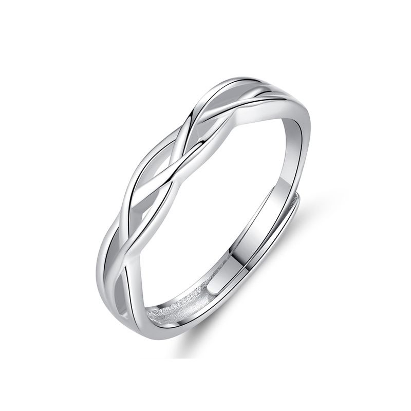 Men's Tide Light Luxury Niche Design Simple Female Personality Index Finger Ring