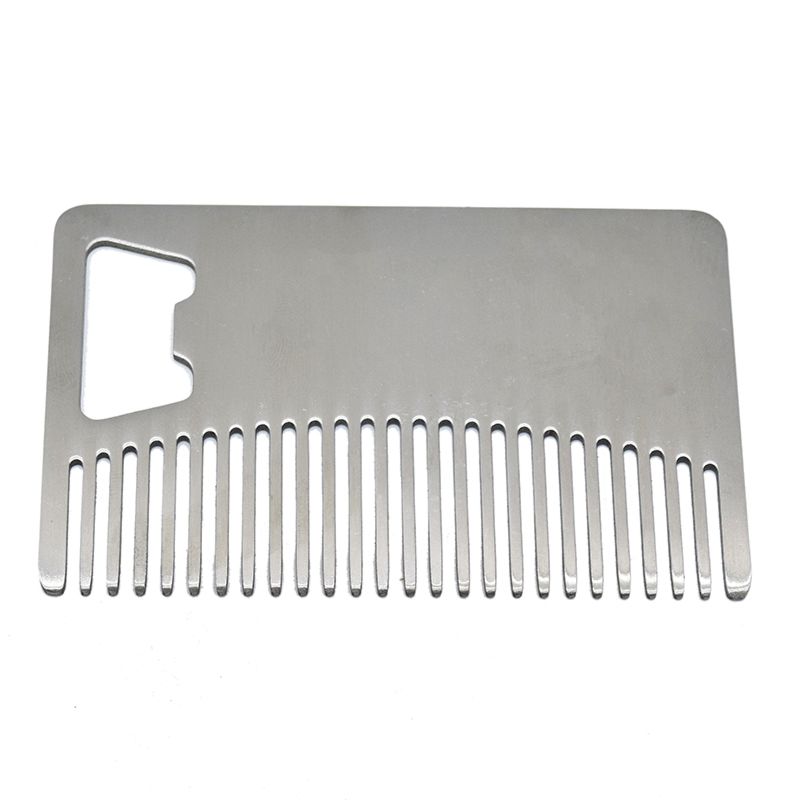 Metal Lice Comb Hair Insert Curly Wig Comb Hair Brush Hair Fork Pick Comb Hairdressing Design Styling Tool Customized Logo Steel