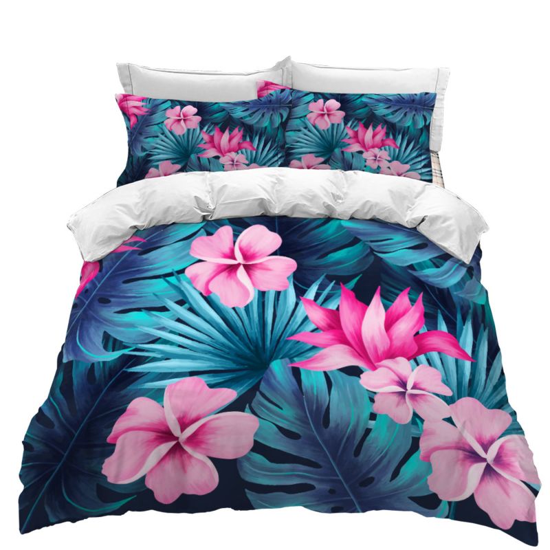 Modern Flower 3D Printing Bed Cover Bedding Set Comforter Bed Set Comforter Sets Bedding Luxury