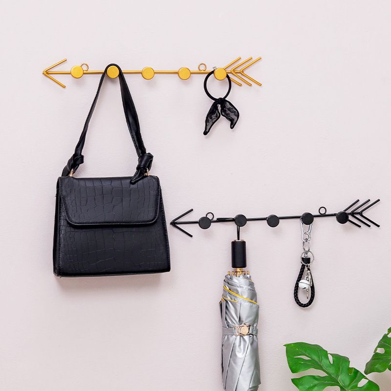 Modern Home Hallway Key Hook Entrance Coat Hook behind Door Living Room Room Fitting Room Wall Arrow Hook