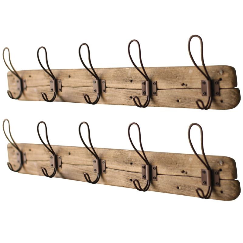 Modern Wall Mount Hangning Coat Rack for Home Organization