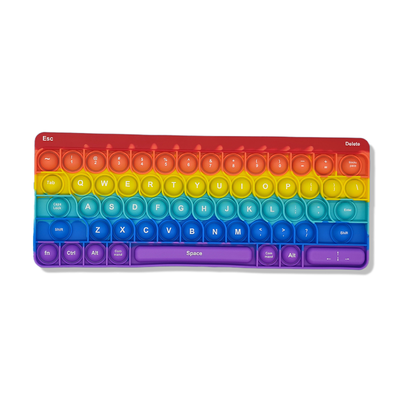 Most Popular Relief Stress Anxiety Pop Bubble Toys Keyboard among Us Fidget