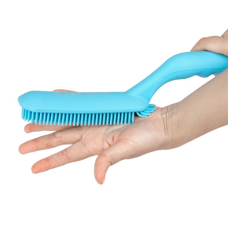 Multi-Functional Food Grade Silicone Grooming Brush Cleaning Sofa/Window/Clothes/ Pet Anti-Static Brush