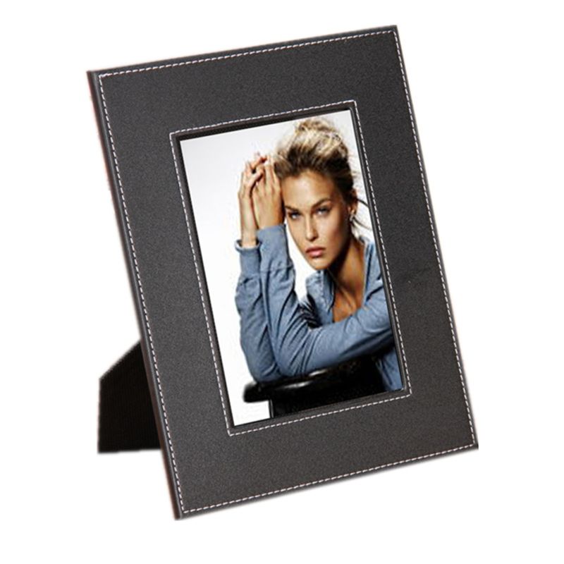 Multiple Functions Non-Woven Lining Wood Embryo Rectangular Photo Frame