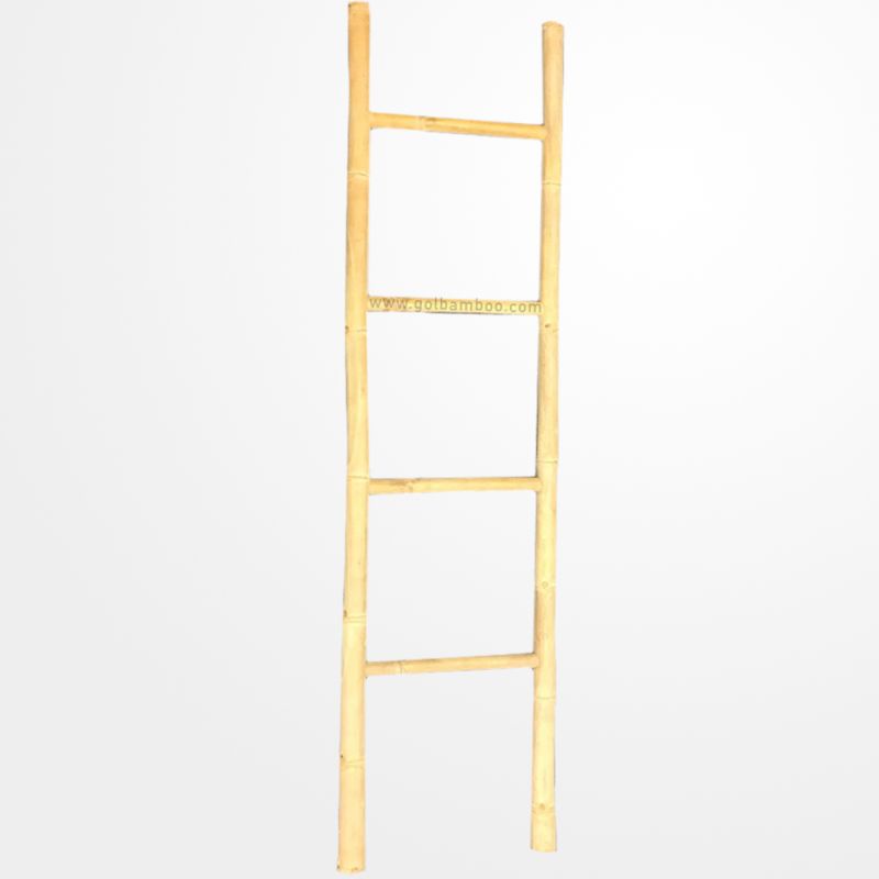 Natural Color Bamboo Blanket Ladder for Bathroom Towel Racks Made in Vietnam