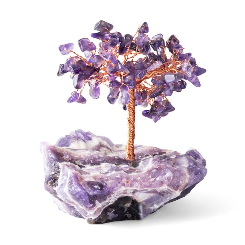 Natural Green Aventurine Tree Semi-Precious Stones Crystal Crafts Rose Quartz Crystal Tree for Wedding Gifts