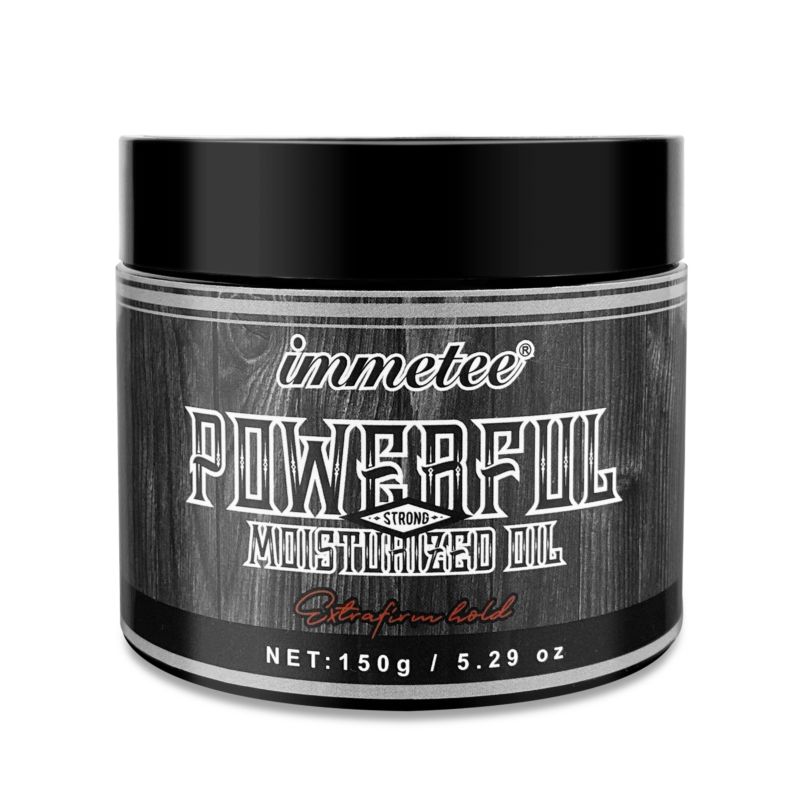Natural Organic Strong Holding Hair Styling Wax Private Label Long Lasting Hair Pomade Powerful Moisturized Oil Hair Gel