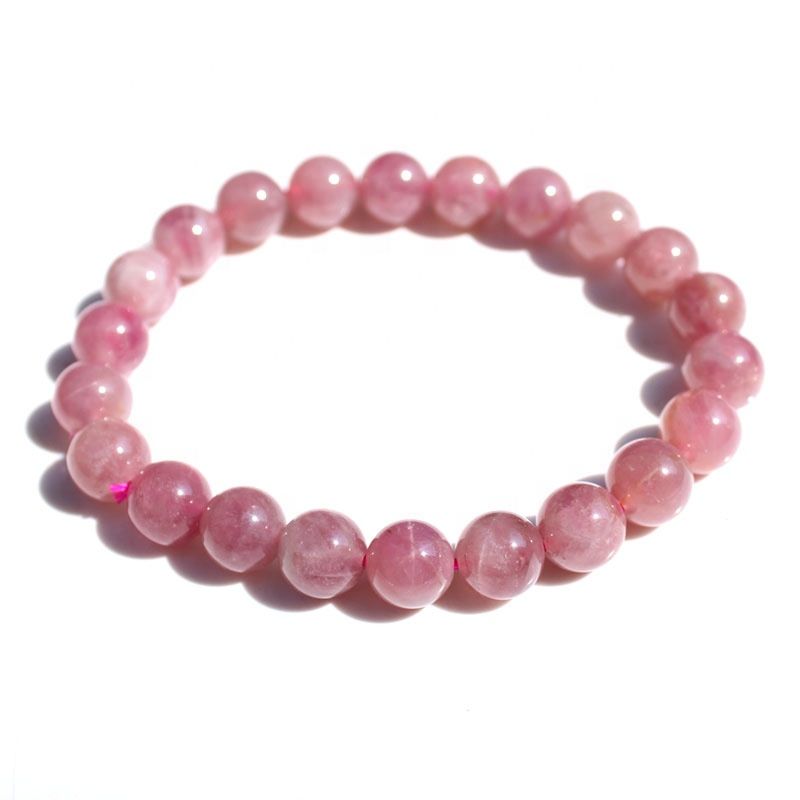 Bulk Wholesale Natural Rose Quartz Crystal Stretch Bracelet For Gift