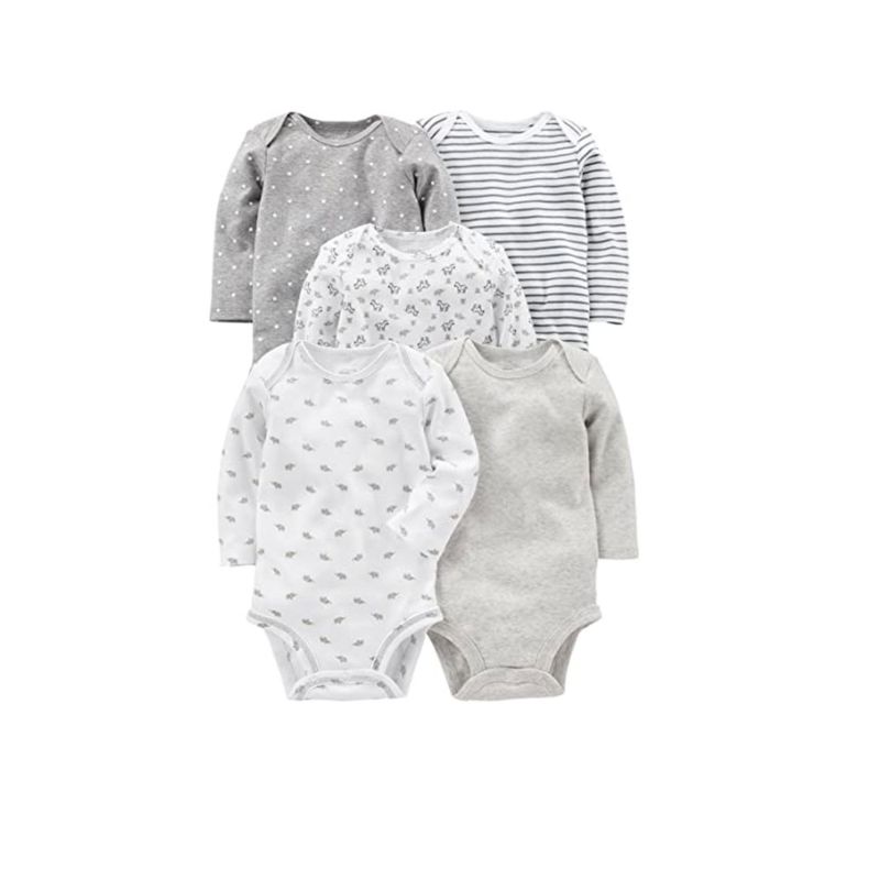 Neutral Long-Sleeve Bodysuit Baby Infant Romper