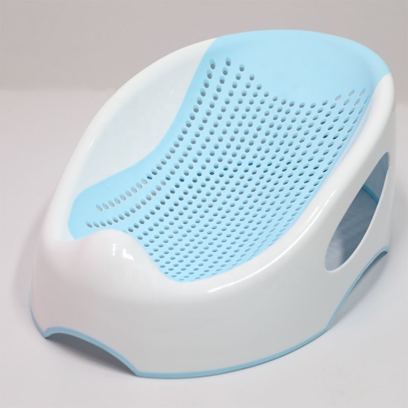 Newborn Baby Bathing Seat Support Rack Soft Plastic Tubs Shower Chair