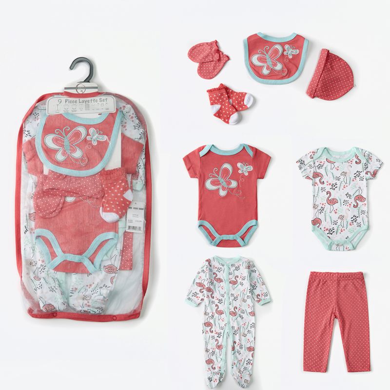 Newborn Baby Clothes Layette Gift Set Soft Cotton Born Baby Gift Set Neutral Newborn Clothes Baby Girl Clothing Sets