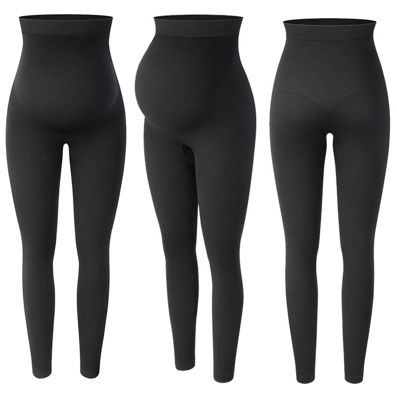 Nylon Super Soft Seamless Maternity Yoga Pants Support Belly Leggings Pregnancy Trousers Pregnant Women Sport Pa