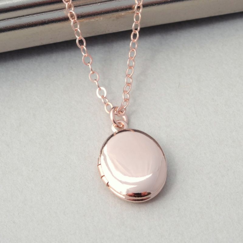 Oval Shape Blank Locket Pendant Necklace Photo Frame Chain Necklace Heart Locket Stainless Steel Wedding Jewelry Joyas Plata