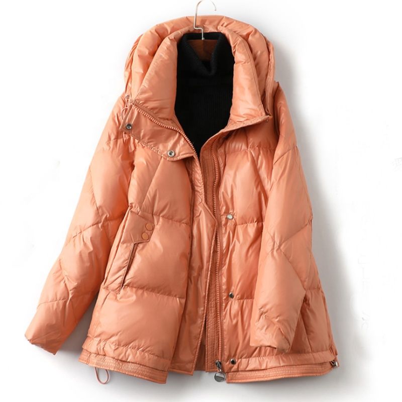 Oversized Design Long Sleeve Padded Jacket Women Casual Loose Coats