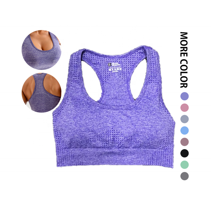 Padded Workout Ladies Quick Dry Fitness Padded Yoga Bra Training Fitness Sports Bra