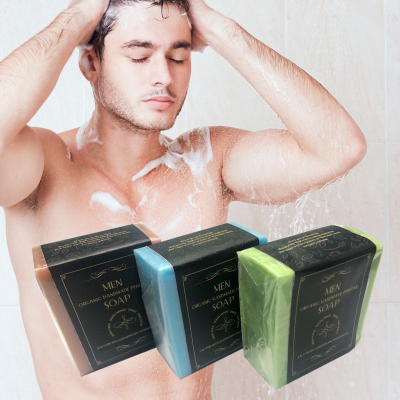 Paraben Free Face & Body Wash Long Lasting Cologne Perfume Man Soap
