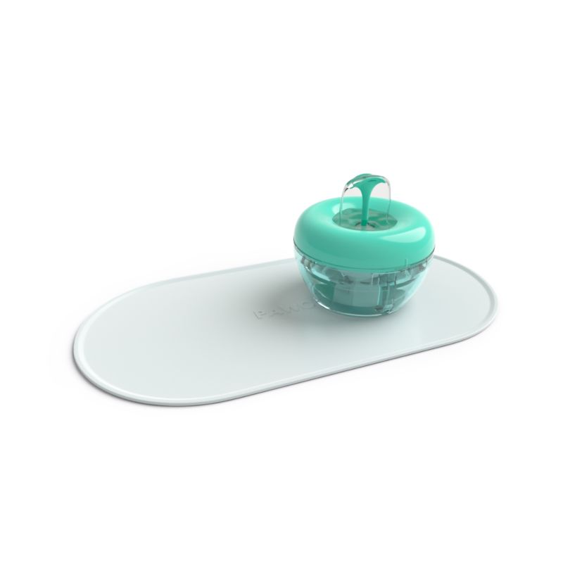 Pawoof anti Slip Pet Bowl Mat Waterproof Cat Feeding Placemat Silicone Dog Cat Bowl Mat