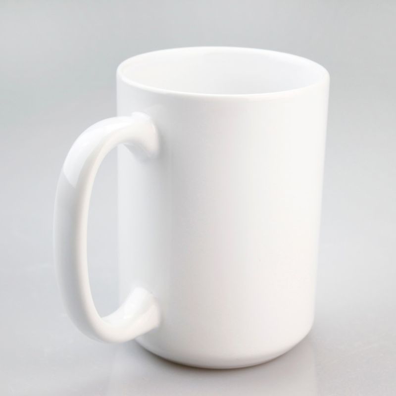 Personalized 15 Oz Big White Mugs Sublimation Blank Ceramic Coffee Mug with Logo Diy
