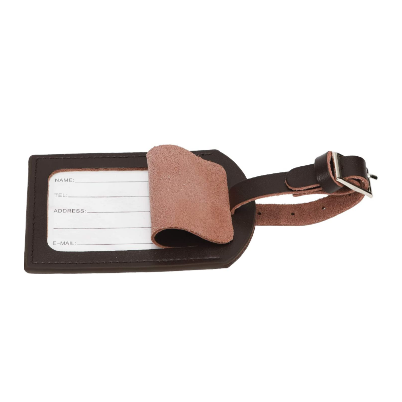 Personalized Luggage Bag Tags Leather Smart Id Labels Suitcase Name Tags