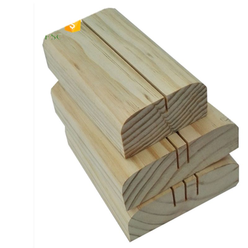 Pine Wooden Menu Card Holder Stand