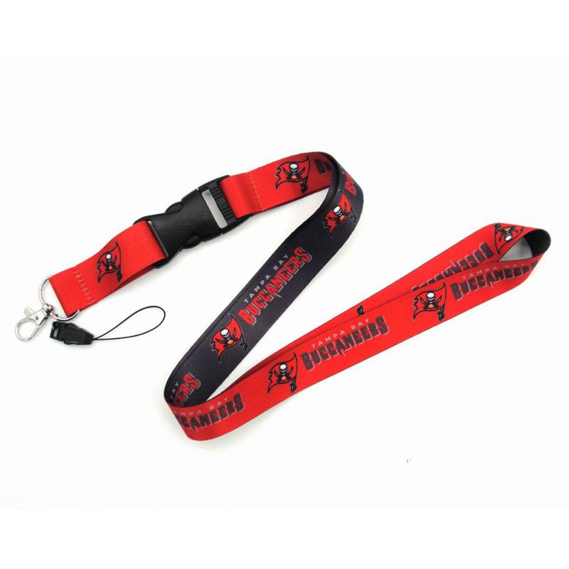 Plain Sublimation Nylon Polyester Lanyards with Nfl Team Logo
