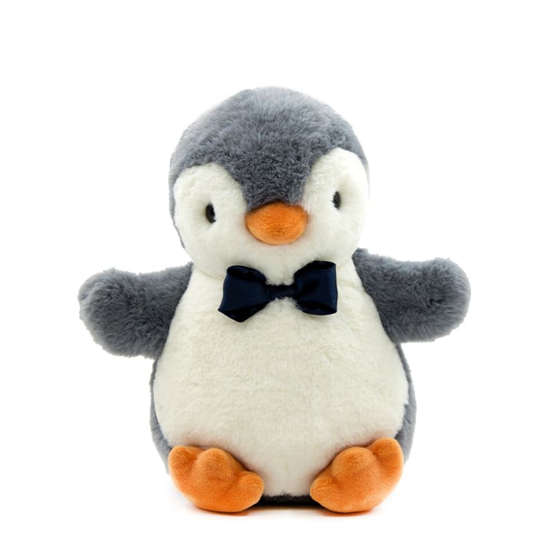 Plush Penguin Stuffed Penguin Stuffed Animal Gray Penguin Soft Toy