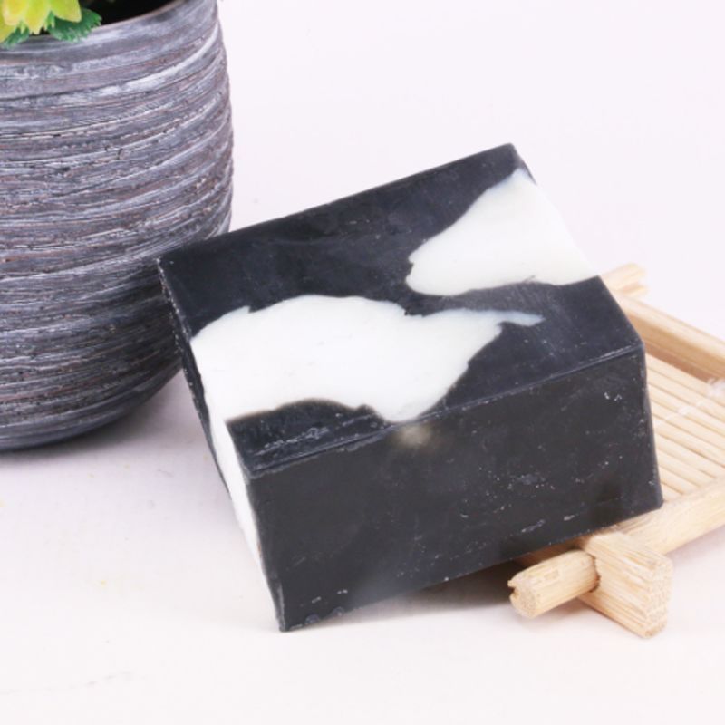 Private Label 100% Organic Bamboo Charcoal Black Bar Soapmanufacturer Private Label Natural Organic Turmeric Herbal Tumeric Soap