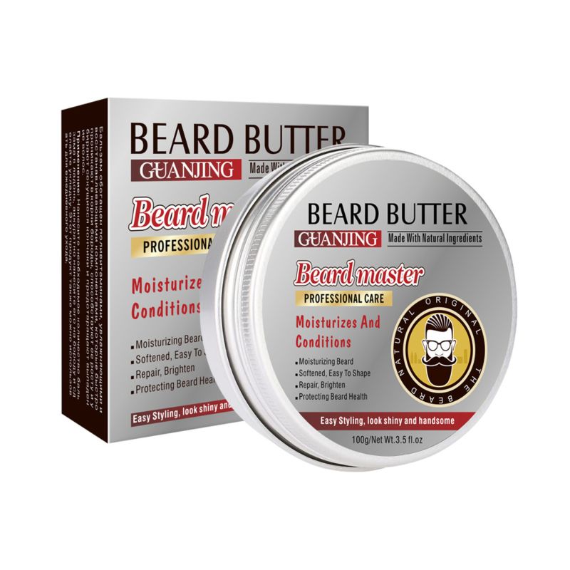 Private Label Natural Organic Smoothing Mens Beard Butter