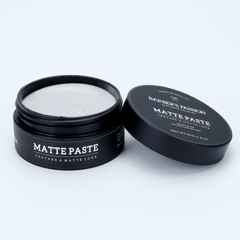 Private Label Strong Hold Texture Biotin Barber Paste for Men Hair