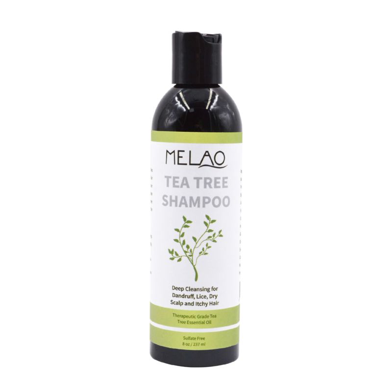 Private Label Tea Tree Shampoo with 100% Pure Tea Tree Oil for Men and Women
