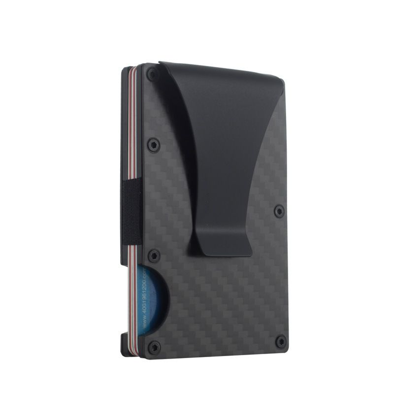 Promotion Carbon Fiber Wallet Credit Card Holder for Wholesales