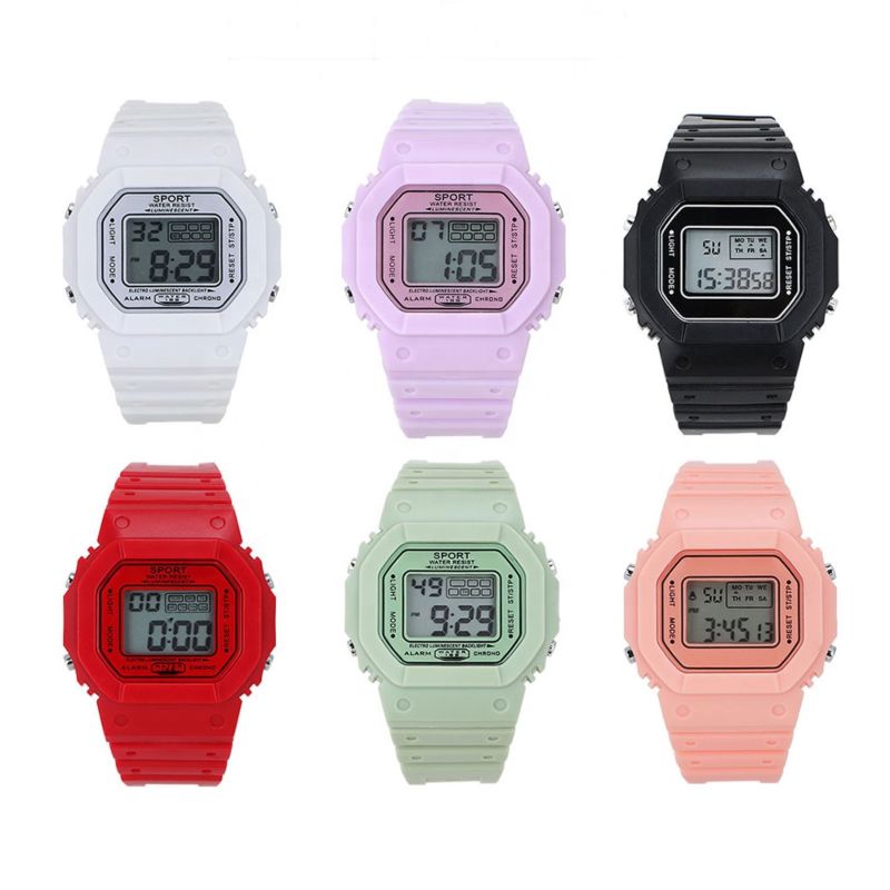 Promotional Cheapest Classic Sports Relogio Digital Watches for Men Colorful Digital Watch