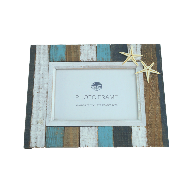 Proper Price Top Colourful Satr Fish Square Packs 6X4 Wooden Photo Frame