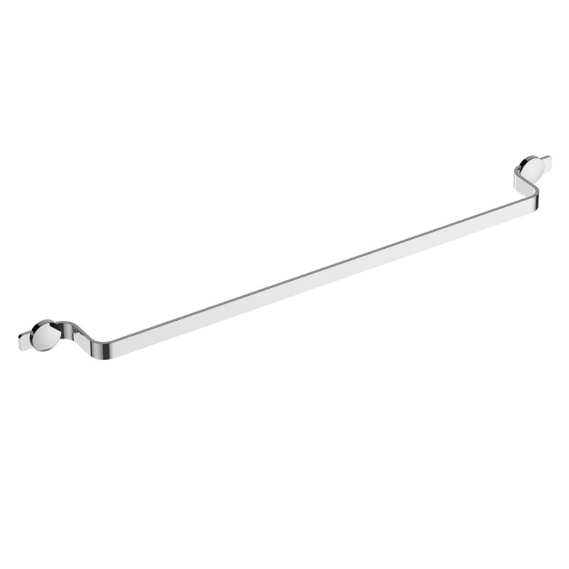 Protable Copper Alloy Single Towel Bars Chrome for Bathroom