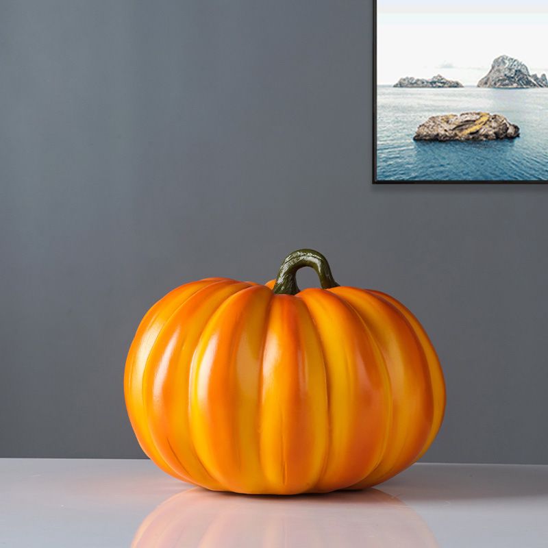 Pumpkins Statues Sculpture Resin Figurine Resin Craft for Home Decoration