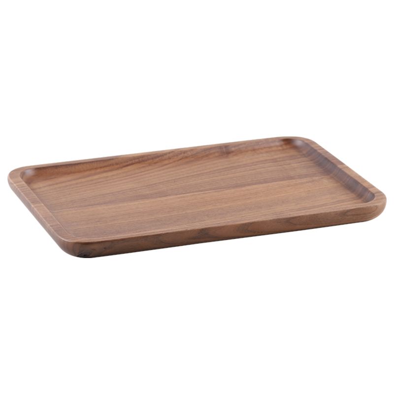 Pure Black Walnut Serving Tray in Hotel or Home