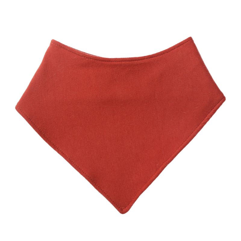 Pure Cotton Single Color Double Layer Newborn Scarf Gauzetriangle Baby Bibs