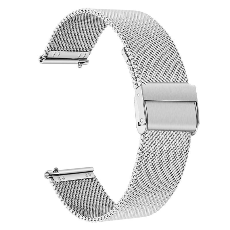 Quick Release Milanese Loop Stainless Steel Mesh Watch Band Strap Bracelet for 14/16/18/20/22/Mm Watch