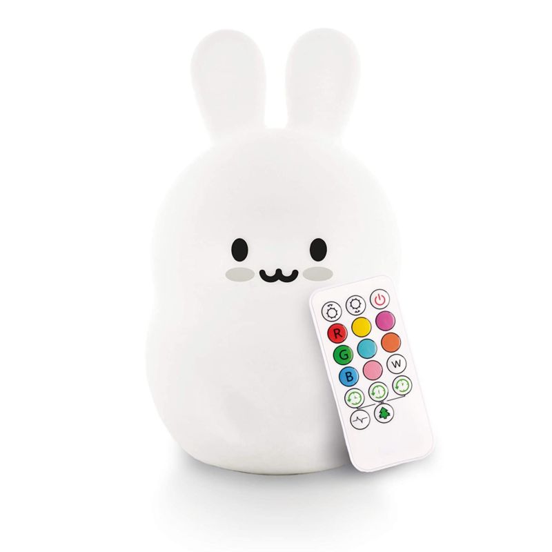 Rabbit Lamp Cartoon Children Bedroom Touch Control Small Night Lamp Christmas Gift beside Deco Baby Usb Night Light